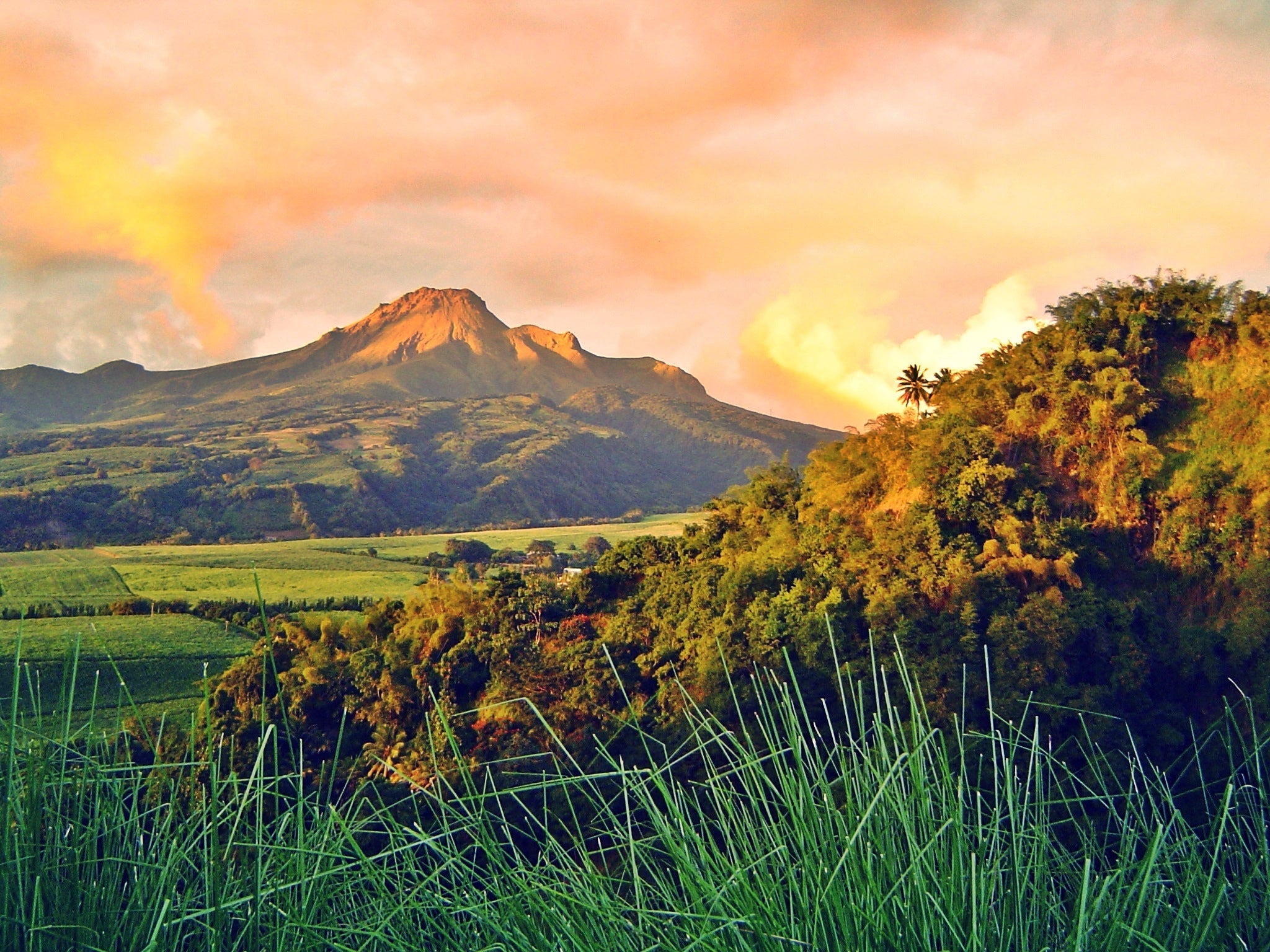 Montagne Pelée en Martinique