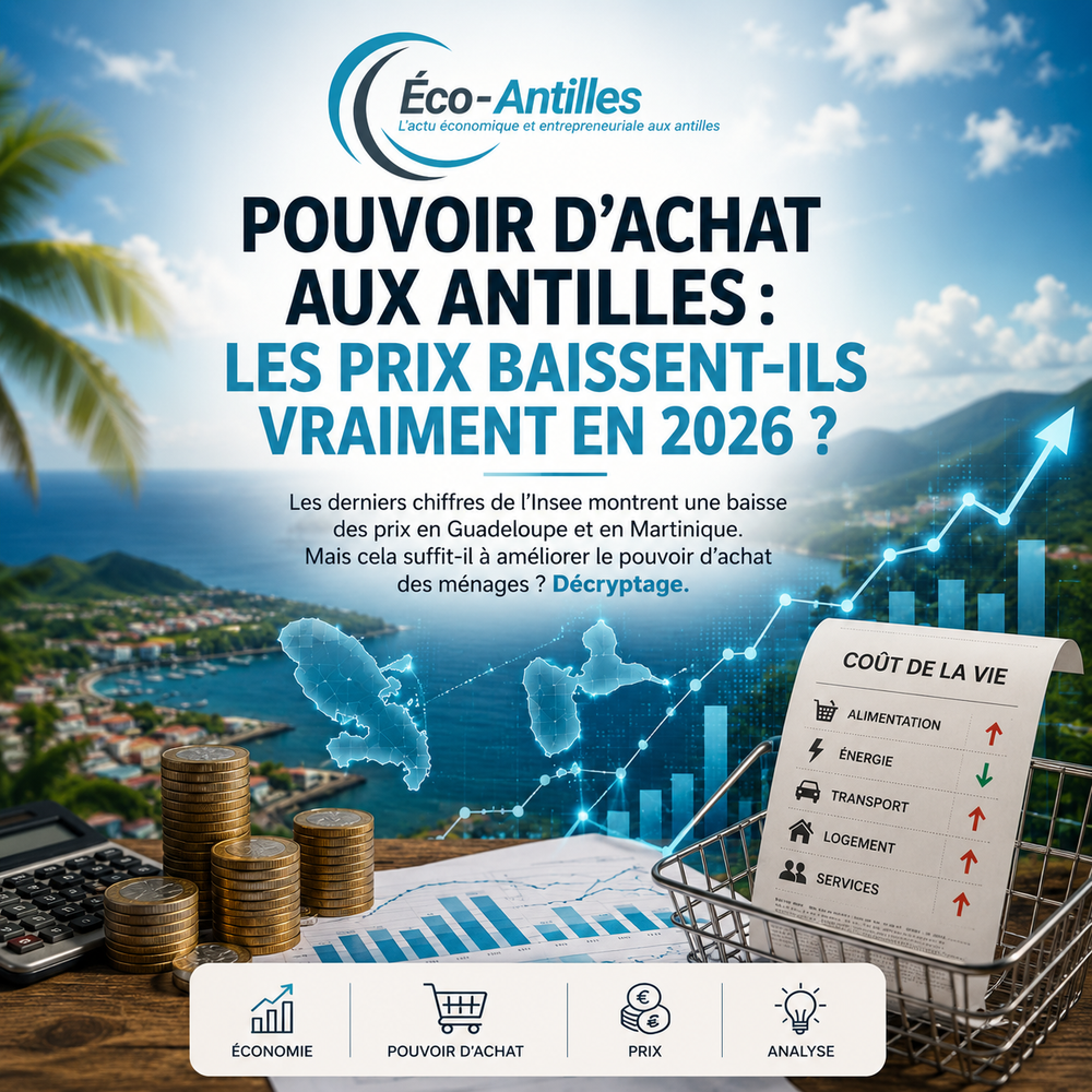 Pouvoir d’achat aux Antilles : les prix baissent-ils vraiment en 2026 ?