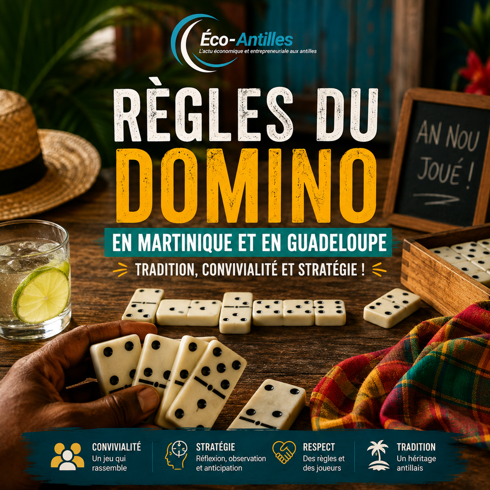 Règles du domino en Martinique et en Guadeloupe – tradition, convivialité et stratégie
