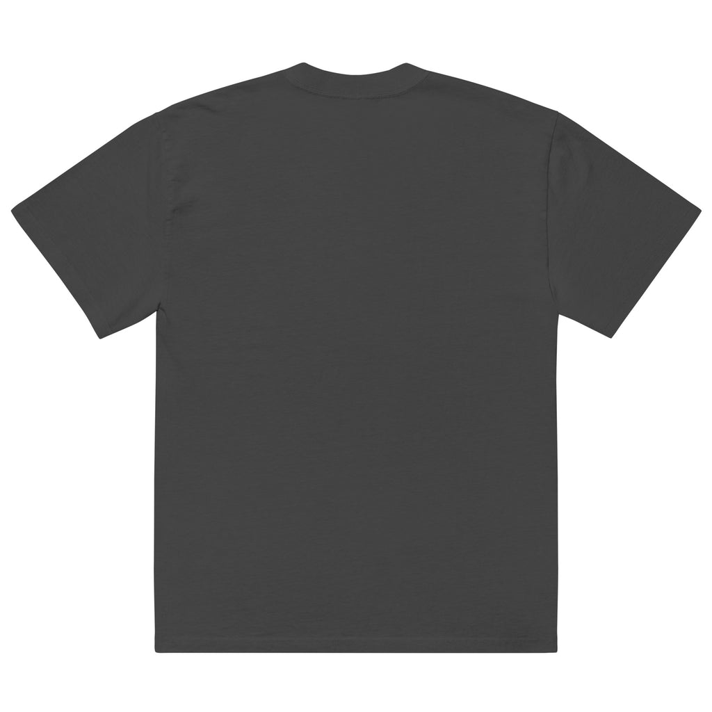 T-shirt oversize Rhumantique noir délavé – vue de dos
