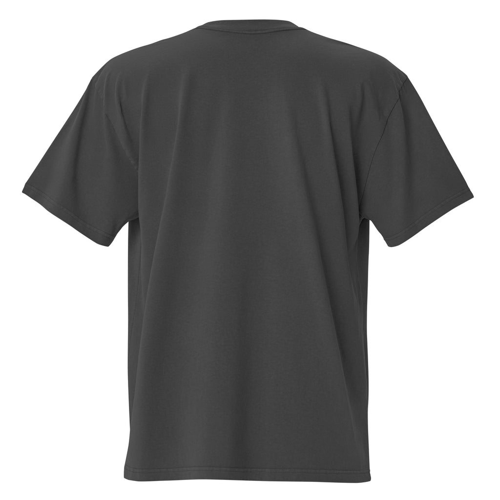 T-shirt oversize Rhumantique noir délavé – vue de dos