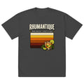 T-shirt oversize Rhumantique noir délavé – vue de face