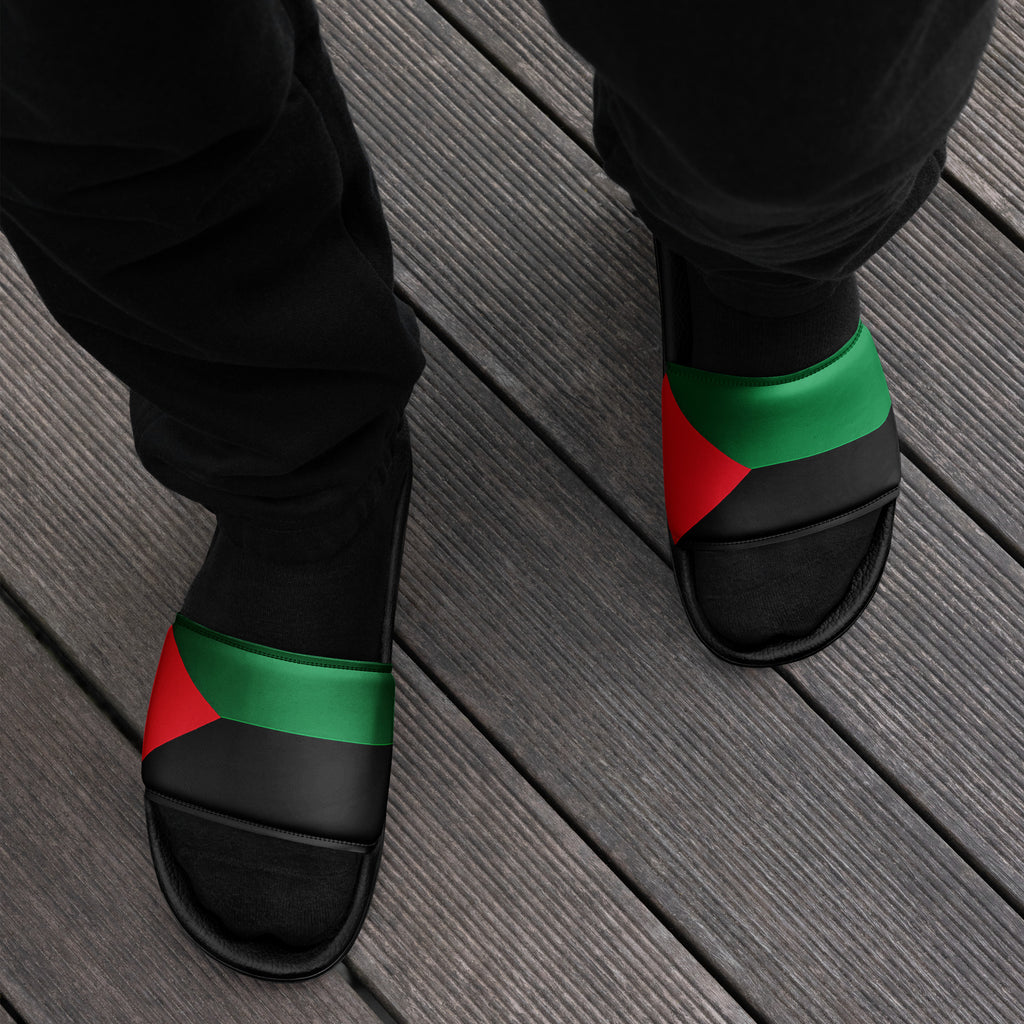 Claquettes homme RVN Martinique noires – vue de face