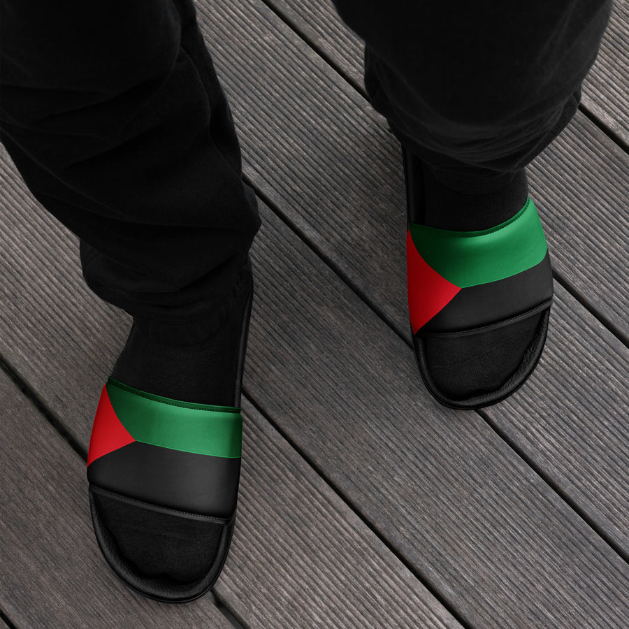 Claquettes homme RVN Martinique noires – vue de face