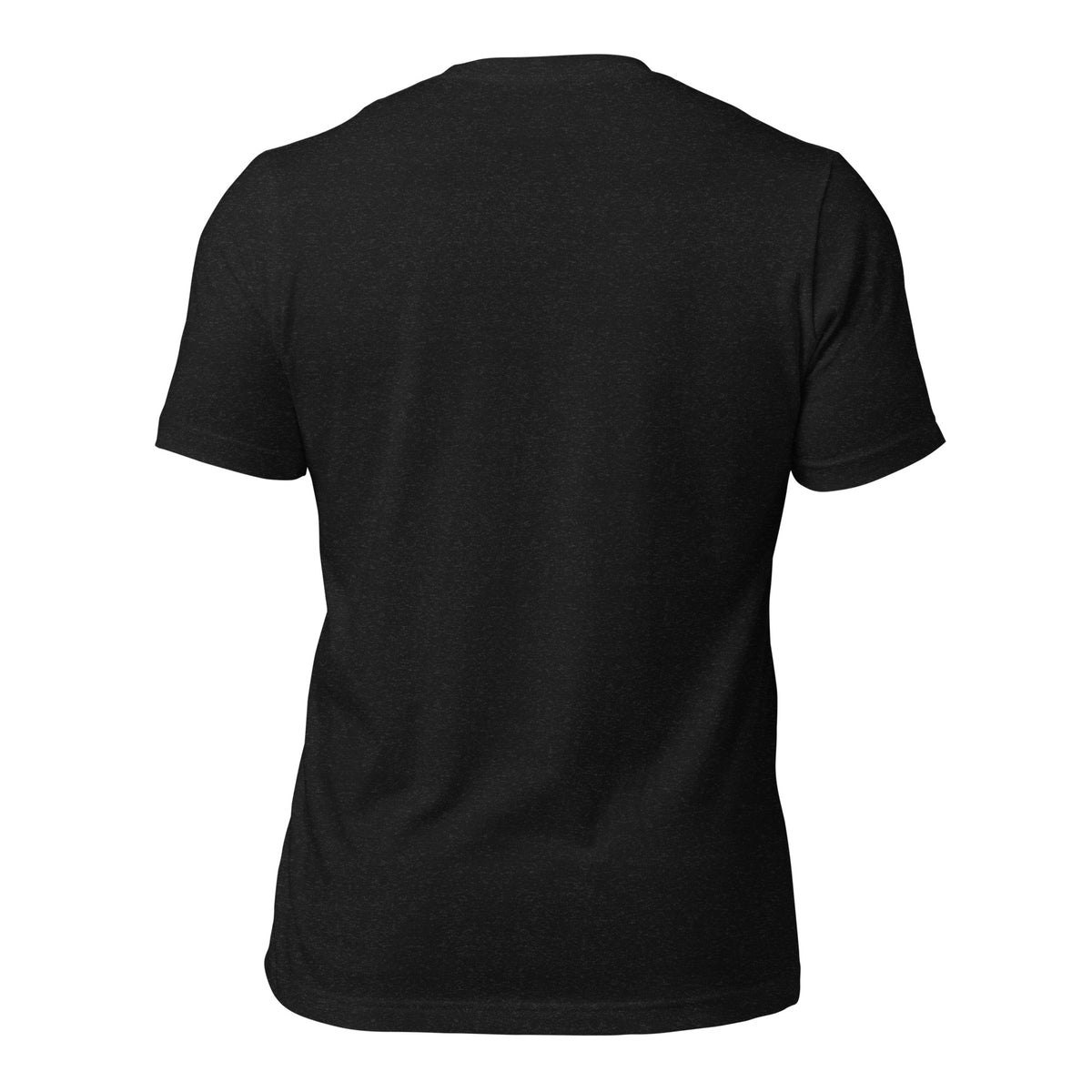 T-shirt Rhumomètre noir chiné unisexe – vue de dos