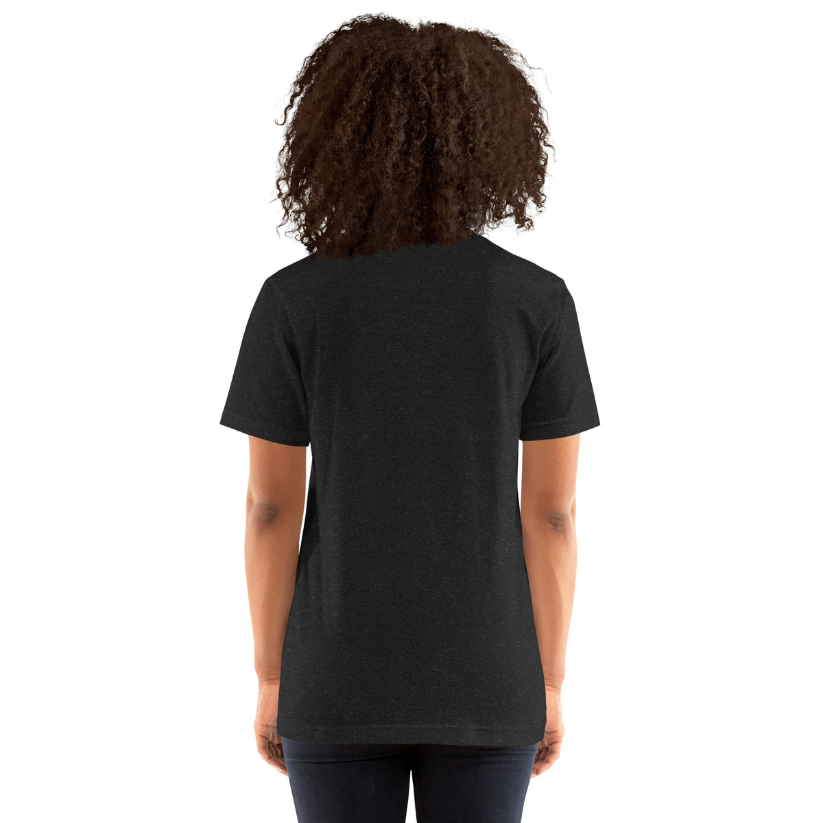 T-shirt CRS Citron Rhum Sucre noir chiné – vue de dos