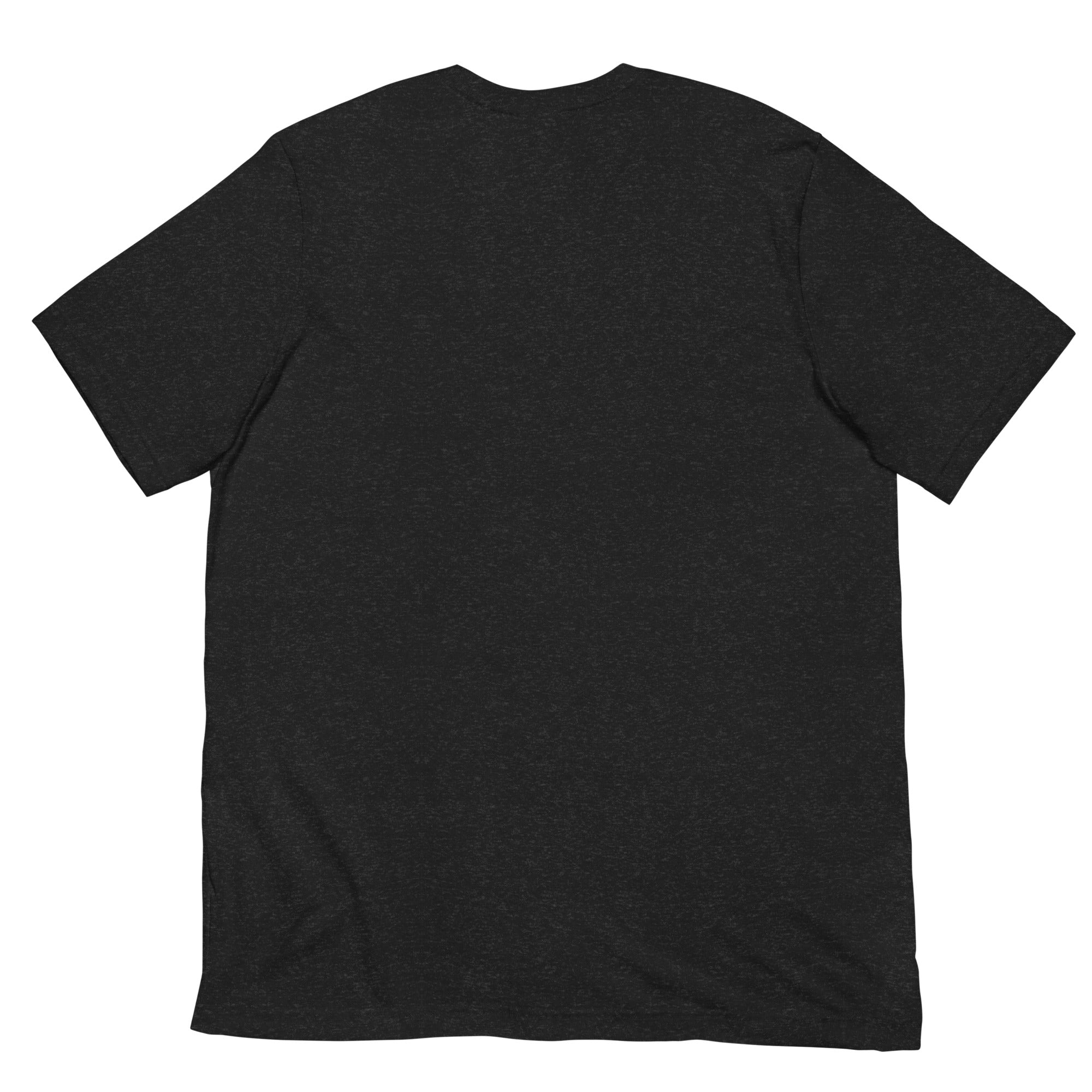 T-shirt CRS Citron Rhum Sucre noir chiné – vue de dos