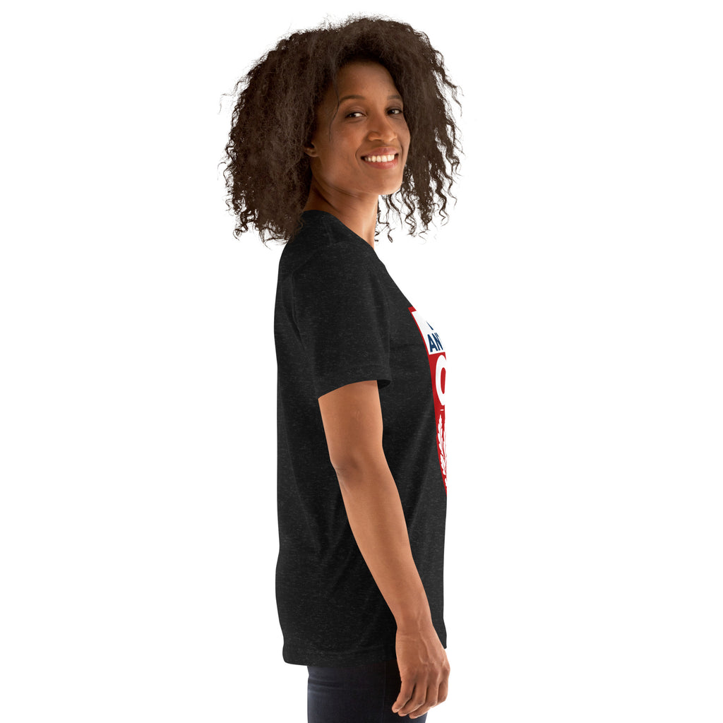 T-shirt CRS Citron Rhum Sucre noir chiné – vue côté droit