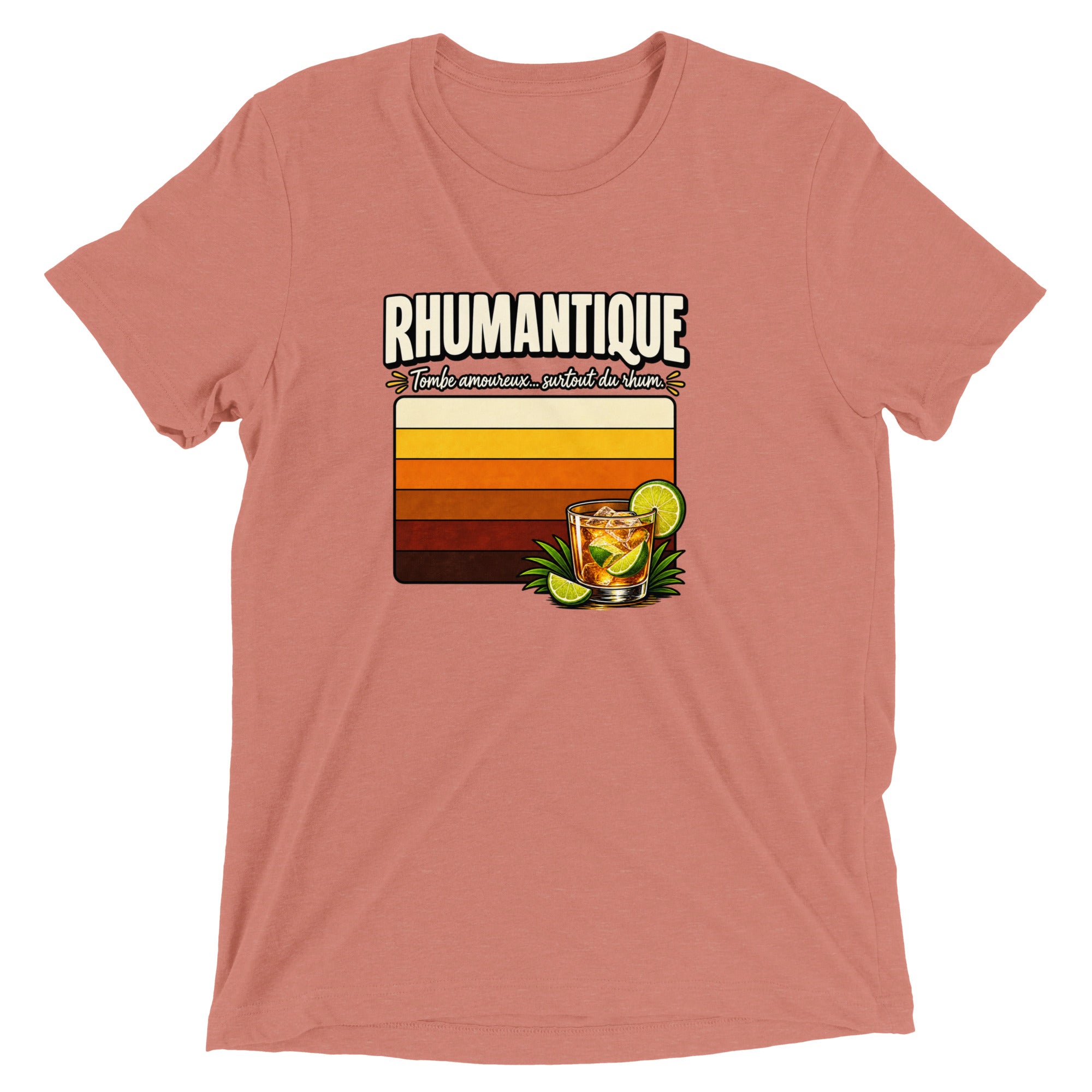 T-shirt Rhumantique Mauve Crépuscule – vue de face